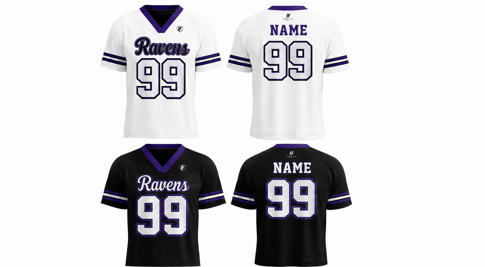 Riverside Ravens custom gear